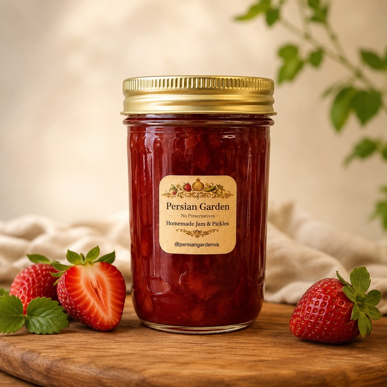 Strawberry Jam — Persian Garden morabba